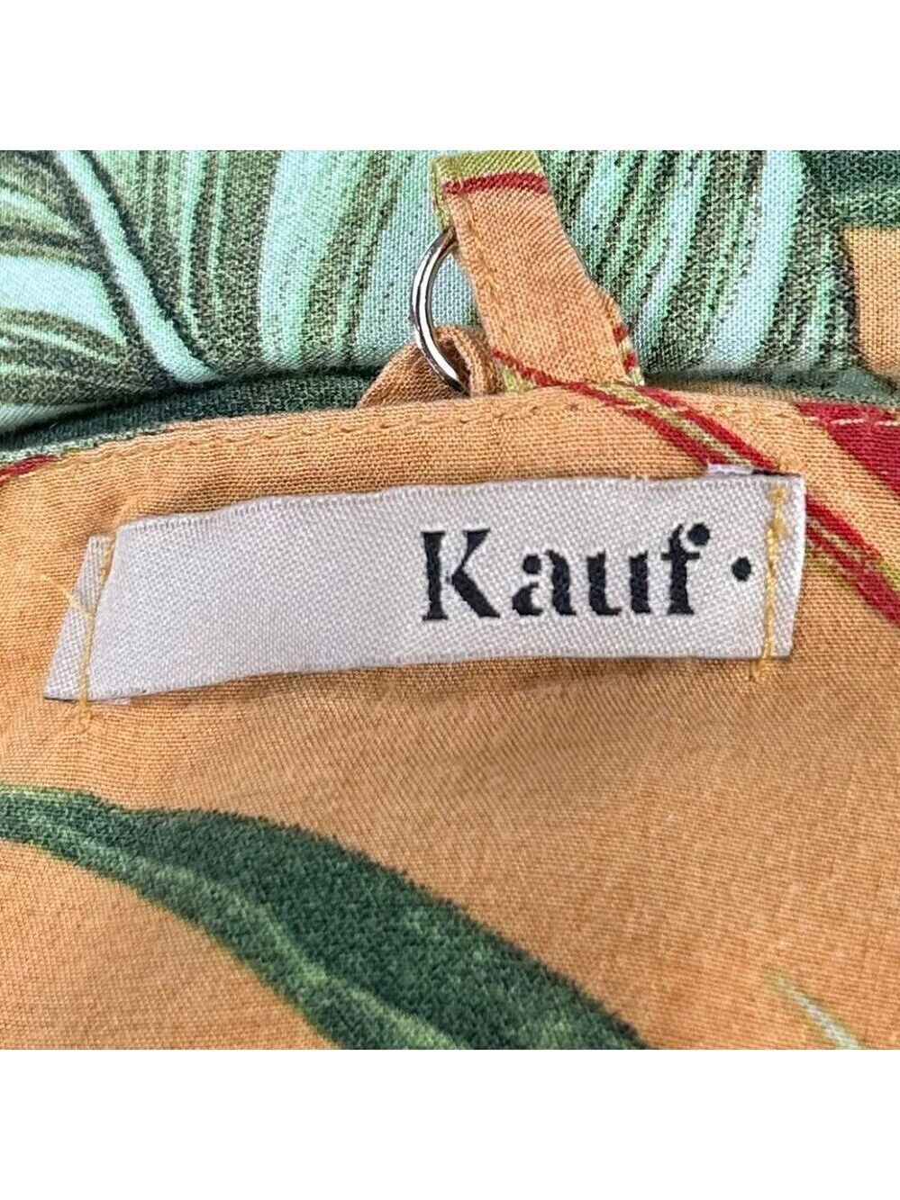 Kauf Mustard Yellow Tropical Sexy Viscose Sundress Size M - Picture 12 of 14